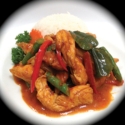 Red Curry Chicken Rice