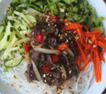 Vietnamese Dry Beef Noodle